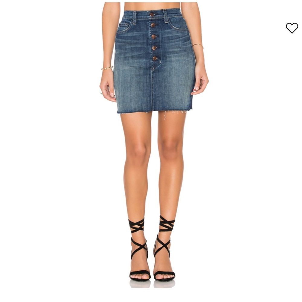 J Brand Rosalie Distressed Mini Denim Skirt sz.26